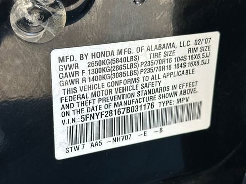 Used 2007 Honda Pilot LX image 30