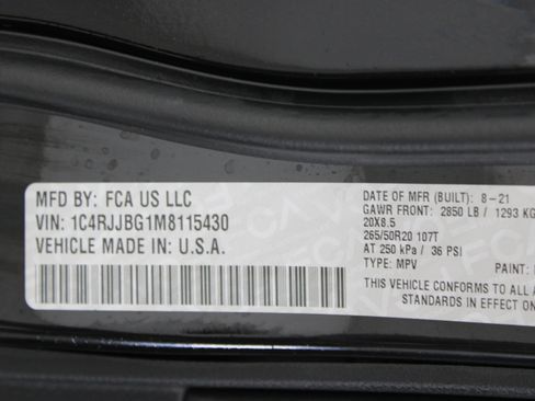 Used 2021 Jeep Grand Cherokee L Limited RWD image 46