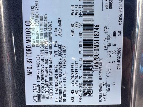 Used 2021 Ford Mustang GT Premium w/ GT Performance Package image 44