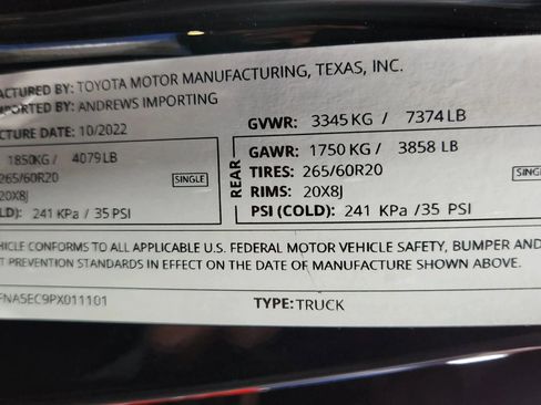 Used 2023 Toyota Tundra Platinum image 72