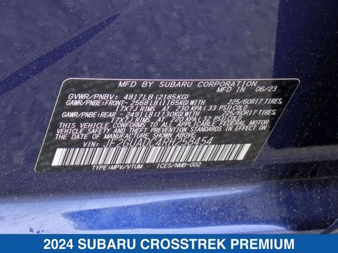 Certified 2024 Subaru Crosstrek 2.0i Premium AWD/4WD image 38