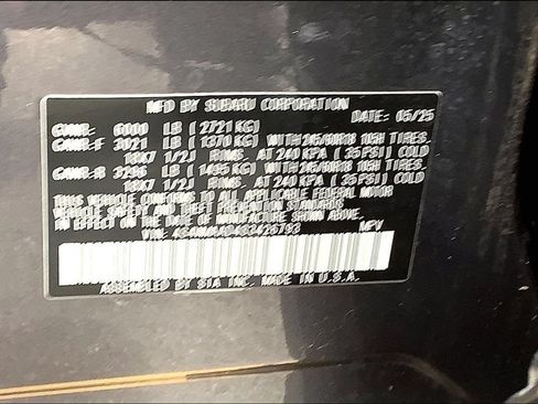 Certified 2025 Subaru Ascent Premium AWD/4WD image 37