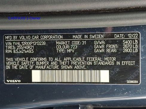 Certified 2023 Volvo XC60 B5 Ultimate image 31