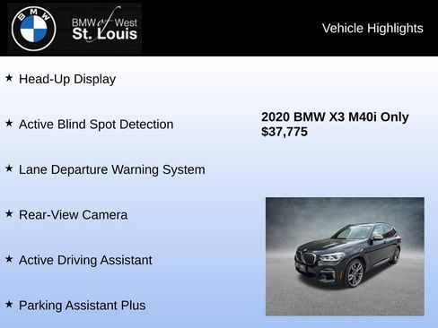 Used 2020 BMW X3 M40i w/ Executive Package AWD/4WD image 16