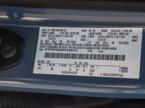 Used 2023 Ford F150 Raptor w/ Blue Interior Package image 47