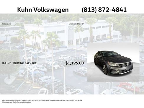 Used 2018 Volkswagen Passat 2.0T R-Line w/ R-Line Lighting Package FWD image 2
