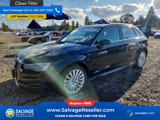 Used 2016 Audi A3 e-tron Premium Plus w/ Premium Plus Package FWD image 1