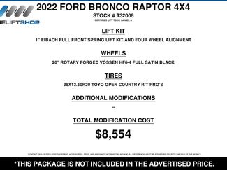 Used 2022 Ford Bronco Raptor video 2