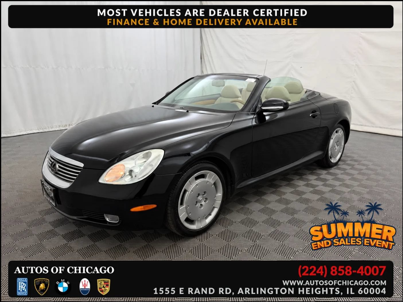 Used 2002 Lexus SC 430 Convertible RWD image 1