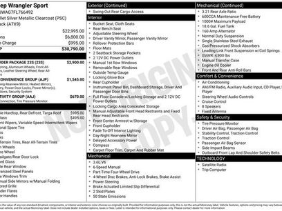 Used 2015 Jeep Wrangler Sport w/ Quick Order Package 23S
