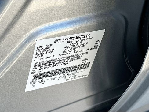 Certified 2022 Ford Maverick Lariat w/ Equipment Group 500A Standard image 28