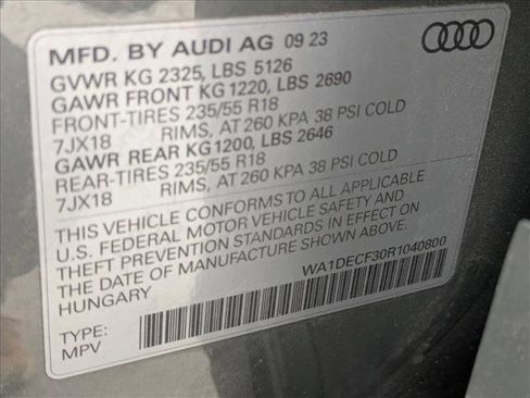 Used 2024 Audi Q3 2.0T Premium w/ Convenience Package AWD/4WD image 16