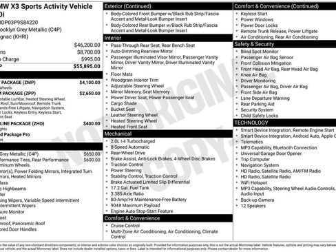 Used 2023 BMW X3 sDrive30i w/ M Sport Package RWD image 2