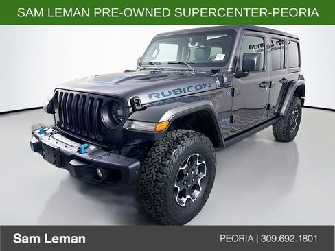 Used 2023 Jeep Wrangler Unlimited Rubicon 4xe w/ Steel Bumper Group AWD/4WD image 3