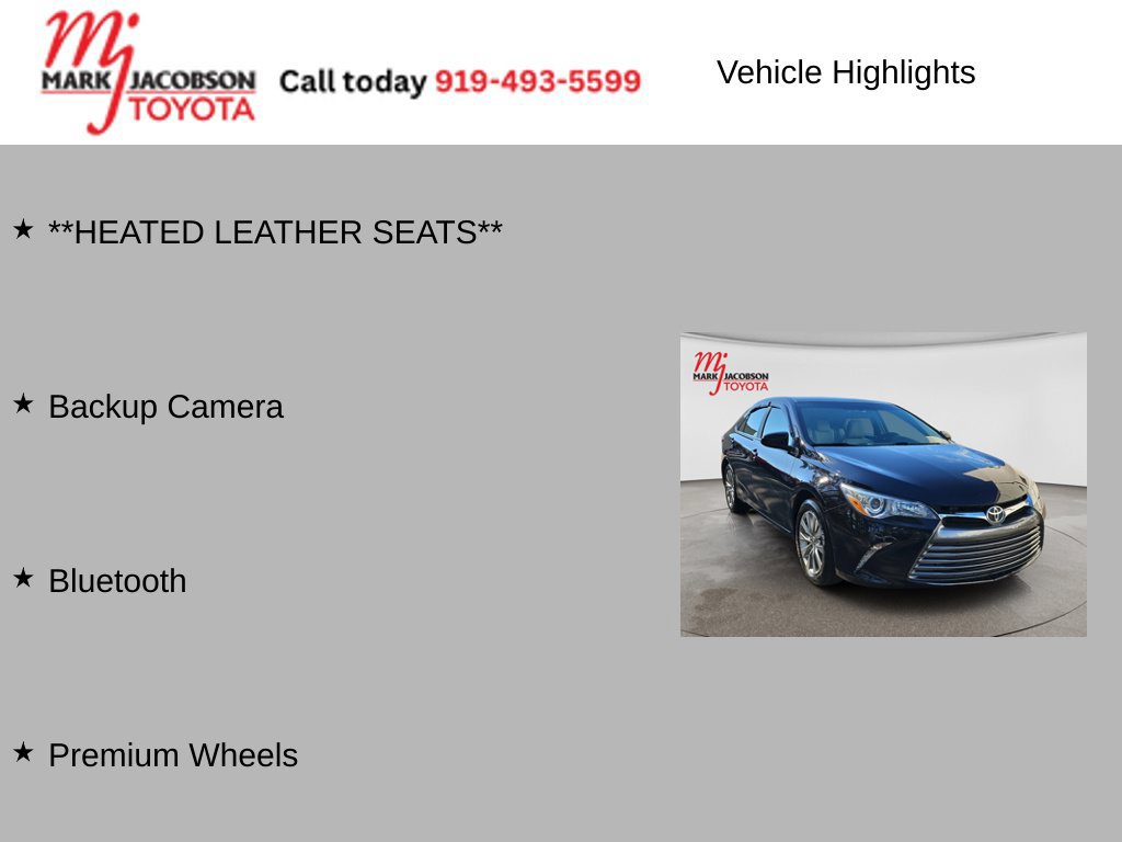 Used 2015 Toyota Camry XLE FWD image 5
