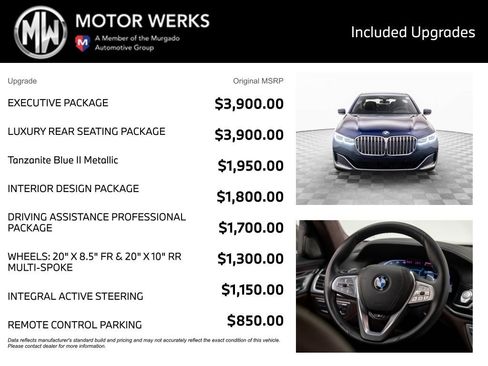 Certified 2022 BMW 750i xDrive w/ Luxury Rear Seating Package image 4