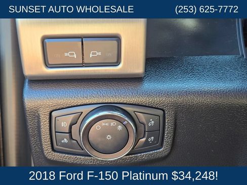 Used 2018 Ford F150 Platinum w/ Max Trailer Tow Package AWD/4WD image 25