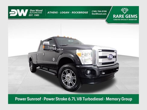 Used 2014 Ford F350 Platinum w/ Snow Plow Prep Package AWD/4WD image 1