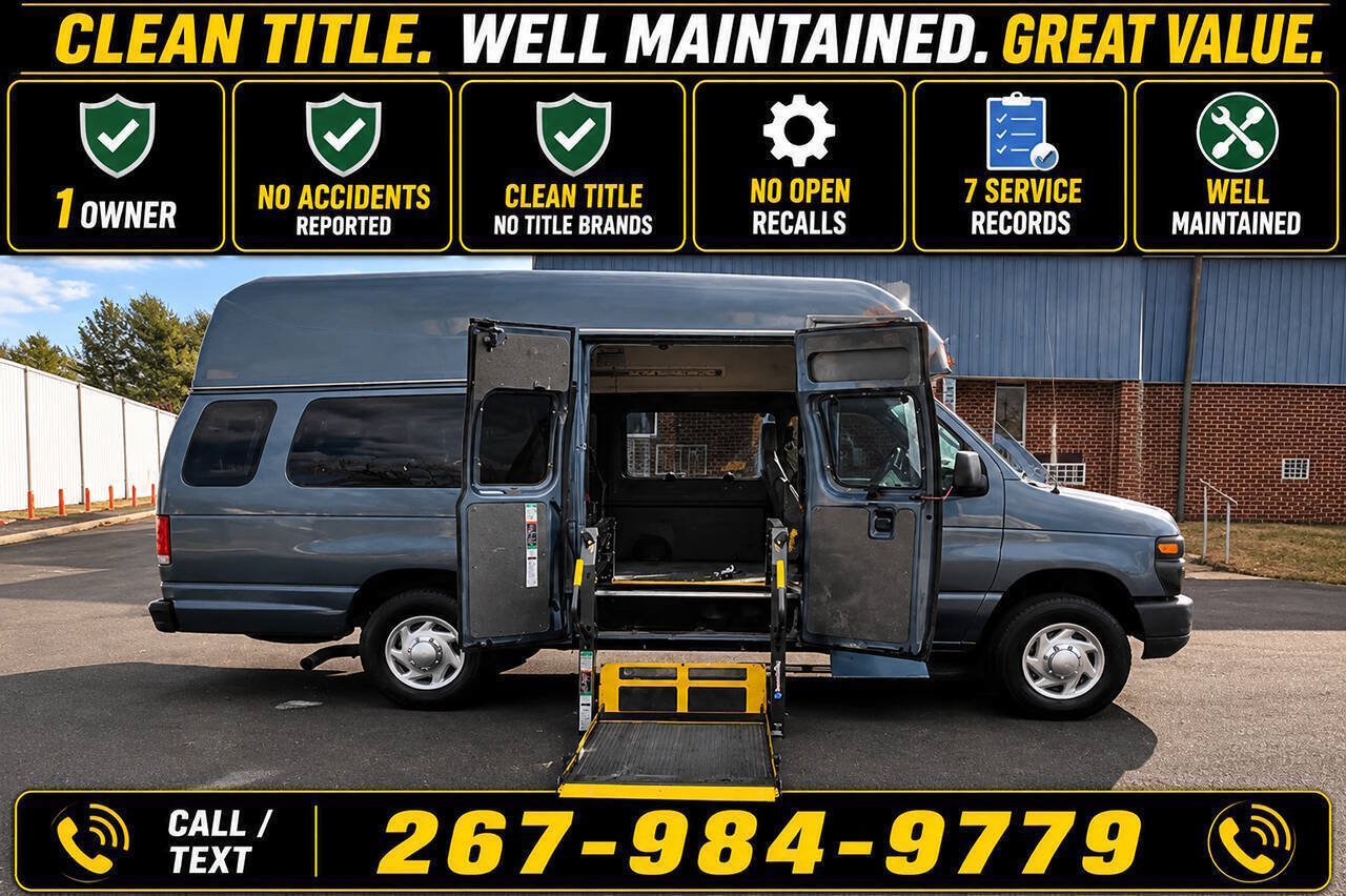 Used 2014 Ford E-350 and Econoline 350 Extended Super Duty w/ Power Group RWD image 1