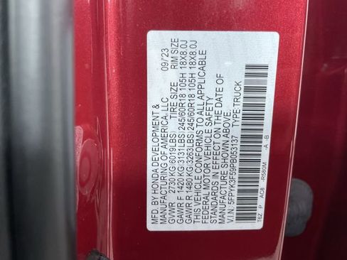 Used 2023 Honda Ridgeline RTL image 47