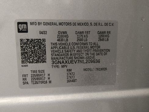 Used 2022 Chevrolet Equinox LT AWD/4WD image 33