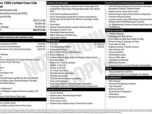 Used 2020 RAM 1500 Limited image 2
