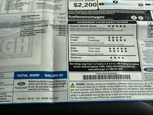 Certified 2023 Ford F150 XL w/ STX Appearance Package AWD/4WD image 36