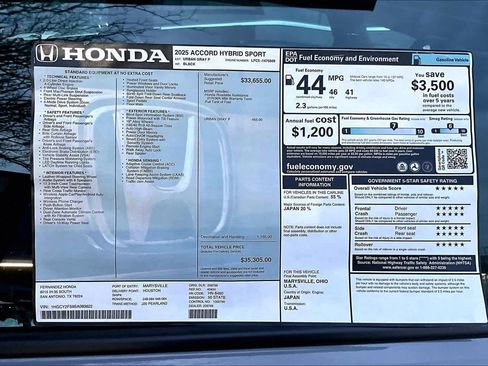 New 2025 Honda Accord Sport image 18