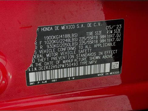 Certified 2023 Honda HR-V Sport image 30