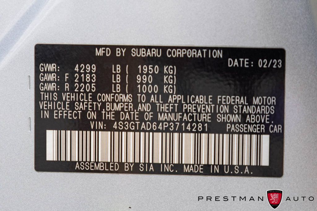 Used 2023 Subaru Impreza 2.0i Premium AWD/4WD image 38