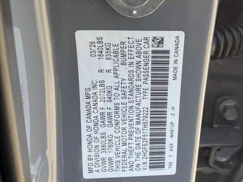 New 2026 Honda Civic Sport image 16