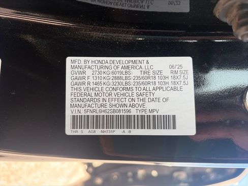 Used 2025 Honda Odyssey EX-L image 27