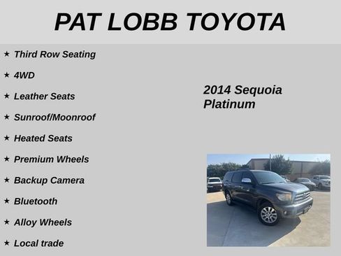 Used 2014 Toyota Sequoia Platinum AWD/4WD image 14
