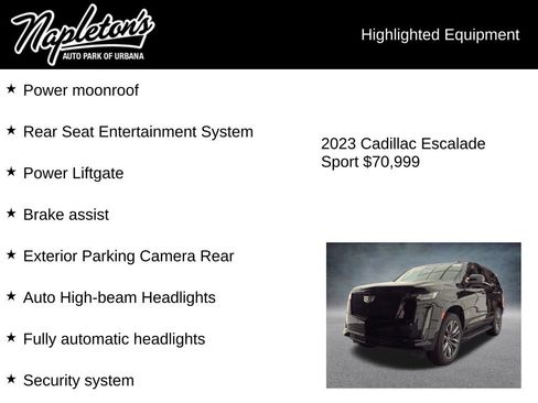Used 2023 Cadillac Escalade Sport AWD/4WD image 6