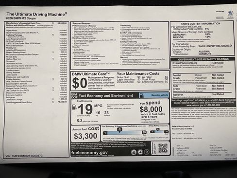 New 2026 BMW M2 w/ Lighting Package RWD image 31