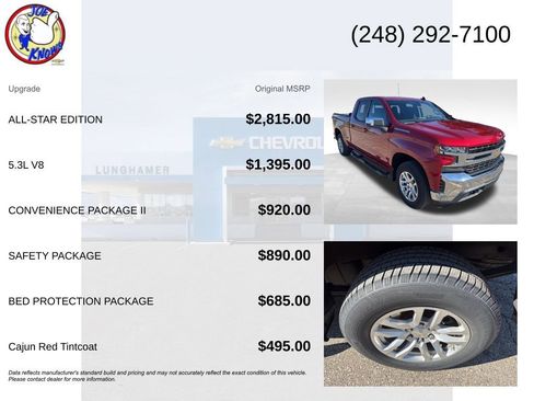 Used 2019 Chevrolet Silverado 1500 LT w/ All-Star Edition AWD/4WD image 5