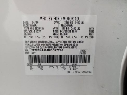 Used 2019 Ford Edge SEL w/ Equipment Group 201A AWD/4WD image 33