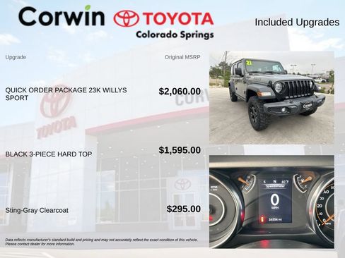 Used 2021 Jeep Wrangler Unlimited Sport AWD/4WD image 4