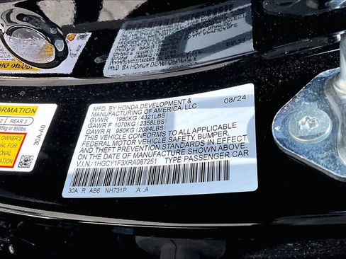 Used 2024 Honda Accord EX image 35