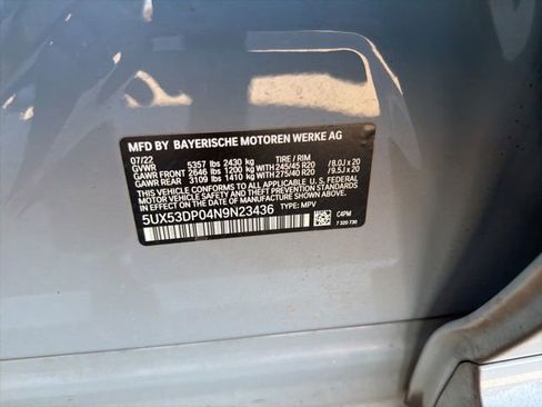 Used 2022 BMW X3 xDrive30i w/ M Sport Package 2 image 20