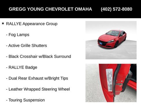 Used 2016 Dodge Dart SXT w/ Rallye Appearance Group FWD image 13