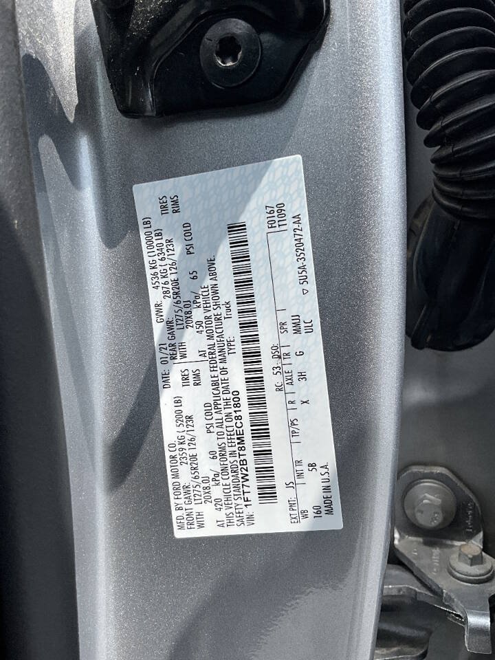 Used 2021 Ford F250 Lariat w/ Chrome Package AWD/4WD image 21