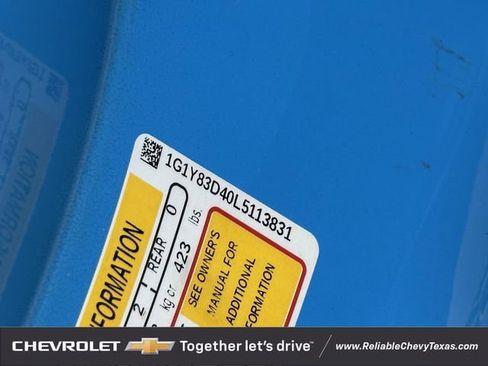 Used 2020 Chevrolet Corvette Stingray Premium Conv w/ 3LT Preferred Equipment Group image 10