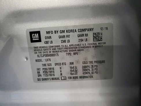 Used 2019 Chevrolet Trax LT w/ LT Convenience Package AWD/4WD image 30