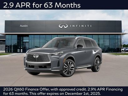 New 2026 INFINITI QX60 Luxe w/ Cargo Package