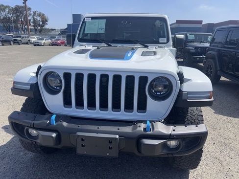 Used 2021 Jeep Wrangler Unlimited Rubicon 4xe w/ Steel Bumper Group AWD/4WD image 2