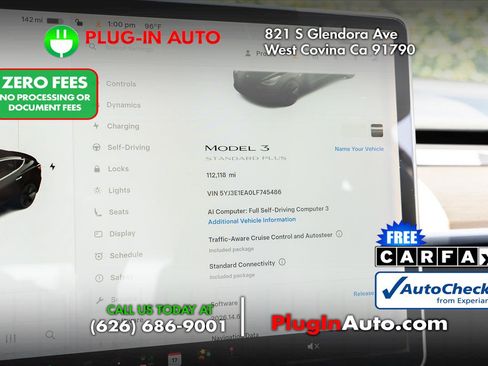 Used 2020 Tesla Model 3 Standard Range Plus RWD image 30