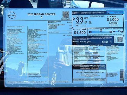 New 2026 Nissan Sentra S image 9