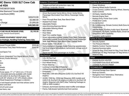 Used 2014 GMC Sierra 1500 SLT w/ SLT Crew Cab Value Package image 14