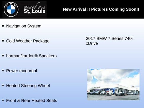 Used 2017 BMW 740i xDrive AWD/4WD image 2
